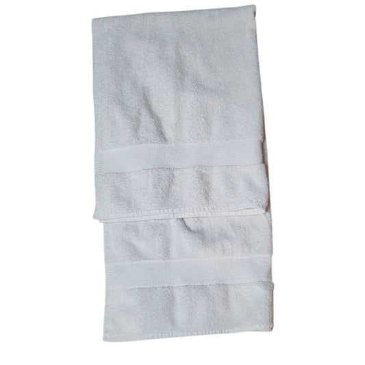 100% Egyptian Cotton White Towel